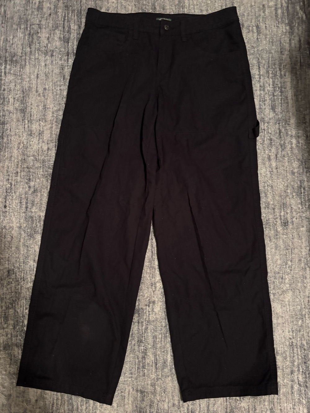 Women's Black Straight-Leg Pants